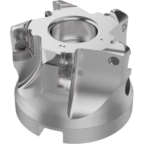 Seco - Indexable High-Feed Face Mills Cutting Diameter (mm): 52.00 Maximum Depth of Cut (mm): 1.80 - Eagle Tool & Supply