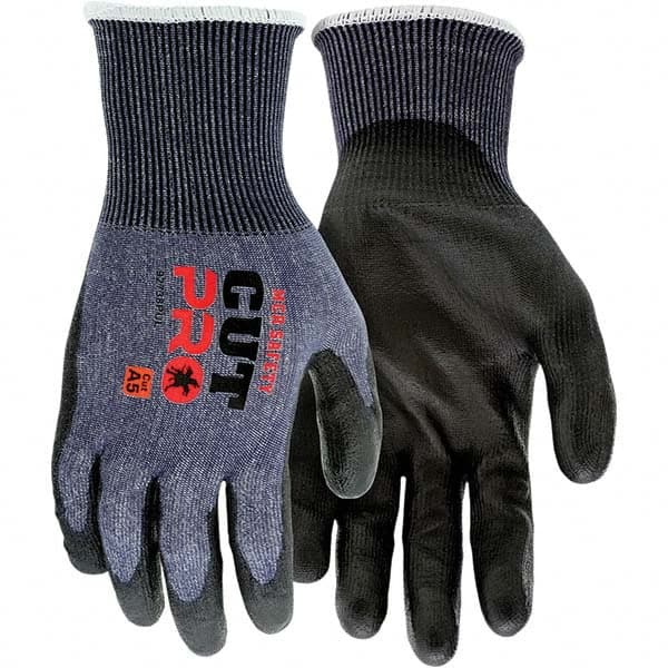 MCR Safety - Size S, ANSI Cut Lvl A5, Polyurethane Coated Cut Resistant Gloves - Eagle Tool & Supply