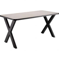 National Public Seating - Stationary Tables Type: Cafeteria Tables Material: HPL Top; MDF Core w/Protect Edge; Steel - Eagle Tool & Supply