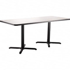 National Public Seating - Stationary Tables Type: Breakroom Material: HPL Particleboard Core w/T-Mold; Steel - Eagle Tool & Supply