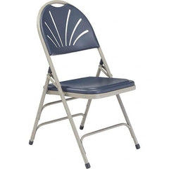 National Public Seating - Folding Chairs Pad Type: Folding Chair w/Plastic Seat & Back Material: Plastic/Steel - Eagle Tool & Supply