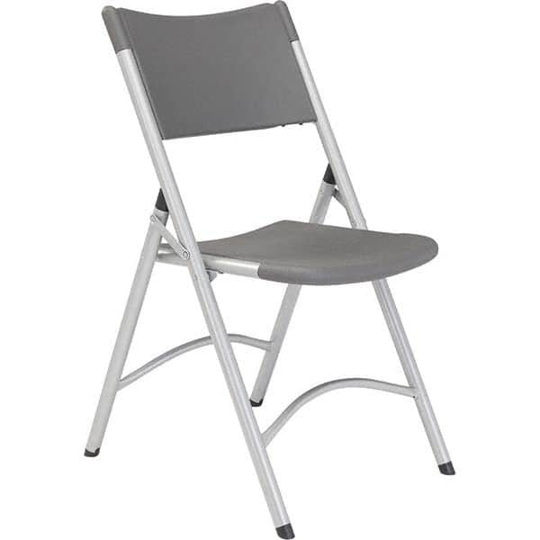 National Public Seating - Folding Chairs Pad Type: Folding Chair w/Plastic Seat & Back Material: Plastic/Steel - Eagle Tool & Supply