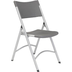 National Public Seating - Folding Chairs Pad Type: Folding Chair w/Plastic Seat & Back Material: Plastic/Steel - Eagle Tool & Supply