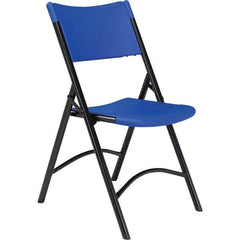 National Public Seating - Folding Chairs Pad Type: Folding Chair w/Plastic Seat & Back Material: Plastic/Steel - Eagle Tool & Supply