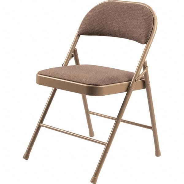 National Public Seating - Folding Chairs Pad Type: Folding Chair w/Fabric Padded Seat Material: Fabric/Steel - Eagle Tool & Supply