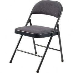 National Public Seating - Folding Chairs Pad Type: Folding Chair w/Fabric Padded Seat Material: Fabric/Steel - Eagle Tool & Supply