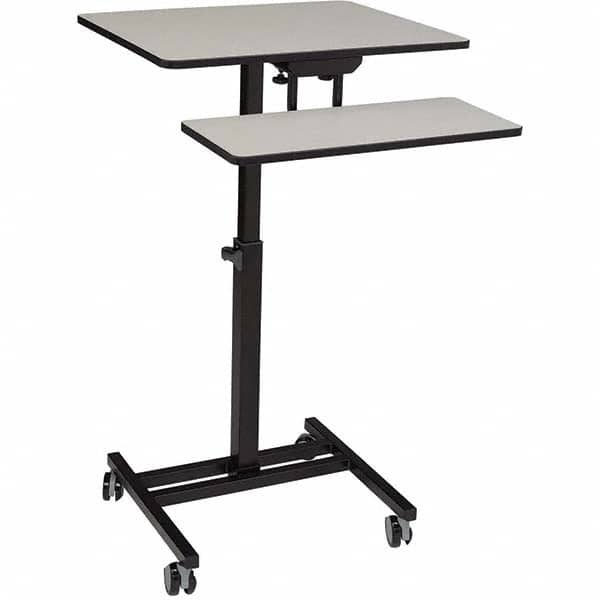 National Public Seating - Mobile Work Centers Type: Desktop Sit-Stand Workstation Load Capacity (Lb.): 75 - Eagle Tool & Supply