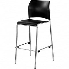 National Public Seating - Stationary Stools Type: Stool with Back Base Type: Standard - Eagle Tool & Supply