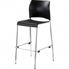 National Public Seating - Stationary Stools Type: Stool with Back Base Type: Standard - Eagle Tool & Supply