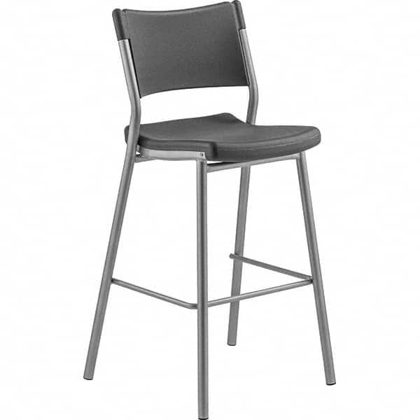 National Public Seating - Stationary Stools Type: Stool with Back Base Type: Standard - Eagle Tool & Supply