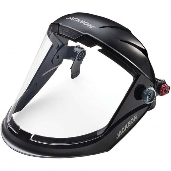 Jackson Safety - Nylon Black Adapter Adjustment Face Shield - Eagle Tool & Supply