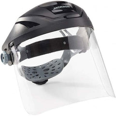 Jackson Safety - Nylon Gray Ratchet Adjustment Face Shield - Eagle Tool & Supply