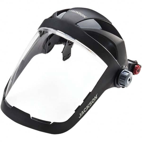 Jackson Safety - Nylon Black Adapter Adjustment Face Shield - Eagle Tool & Supply