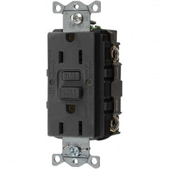 Bryant Electric - GFCI Receptacles Grade: Commercial Color: Black - Eagle Tool & Supply