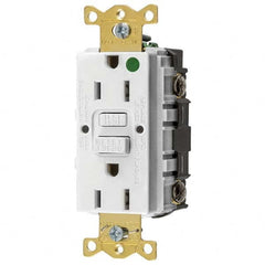 Bryant Electric - GFCI Receptacles Grade: Hospital Color: White - Eagle Tool & Supply