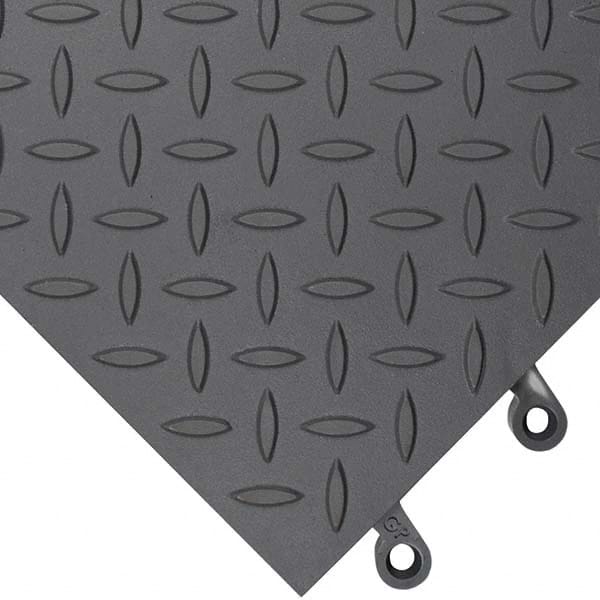 Wearwell - 1 10-Piece 18" Long x 18" Wide x 7/8" Thick, Anti-Fatigue Modular Matting System - Eagle Tool & Supply