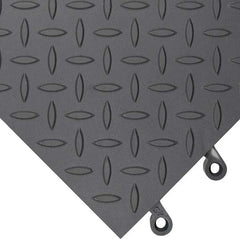 Wearwell - 1 10-Piece 18" Long x 18" Wide x 7/8" Thick, Anti-Fatigue Modular Matting System - Eagle Tool & Supply