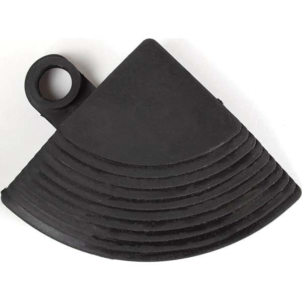Wearwell - 1 4-Piece 4" Long x 3" Wide x 5/8" Thick, Modular Matting System - Eagle Tool & Supply