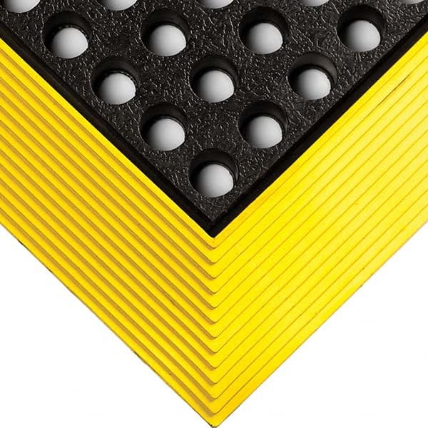 Wearwell - 4' Long x 3' Wide x 5/8" Thick Dry/Wet Environment Heavy Duty Anti-Fatigue Matting - Eagle Tool & Supply