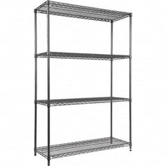 ALERA - 5,000 Lb Capacity 4 Shelf Wire Shelving - Starter Unit - Eagle Tool & Supply