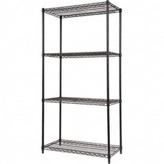 ALERA - 5,000 Lb Capacity 4 Shelf Wire Shelving - Starter Unit - Eagle Tool & Supply
