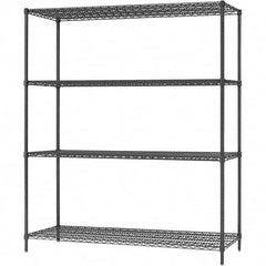 ALERA - 4,000 Lb Capacity 4 Shelf Wire Shelving - Starter Unit - Eagle Tool & Supply