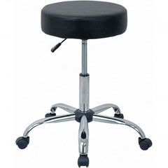 ALERA - Swivel & Adjustable Stools Type: Adjustable Height Stool Base Type: Chrome Steel Base - Eagle Tool & Supply