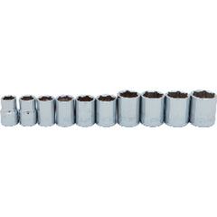 3/8″ 10PC SOCKET SET 6PT - Eagle Tool & Supply