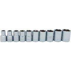 1/2″ 10PC SOCKET SET 6PT - Eagle Tool & Supply