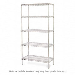 Metro - 2,000 Lb Capacity 5 Shelf Wire Shelving - Starter Unit - Eagle Tool & Supply