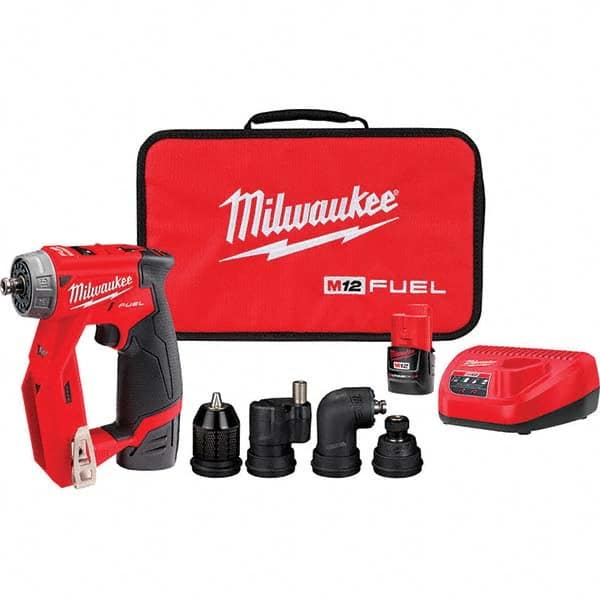 Milwaukee Tool - Cordless Screwdrivers Voltage: 12.0 Handle Type: Pistol Grip - Eagle Tool & Supply