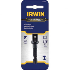 Irwin - 3/8" Hex Impact Socket Adapter - Eagle Tool & Supply
