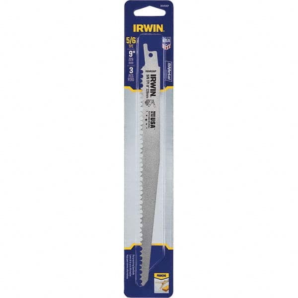 Irwin - Reciprocating Saw Blades Blade Material: Bi-Metal Blade Length (Inch): 9 - Eagle Tool & Supply