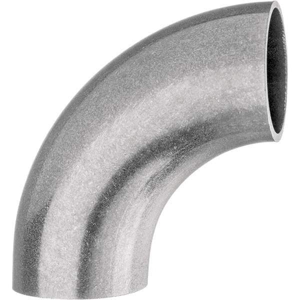 Value Collection - Sanitary Stainless Steel Pipe Fittings Type: 90 Short Elbow Style: Butt Weld - Eagle Tool & Supply