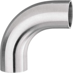 Value Collection - Sanitary Stainless Steel Pipe Fittings Type: 90 Elbow Style: Butt Weld - Eagle Tool & Supply