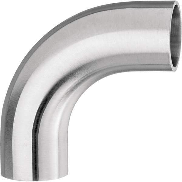 Value Collection - Sanitary Stainless Steel Pipe Fittings Type: 90 Elbow Style: Butt Weld - Eagle Tool & Supply