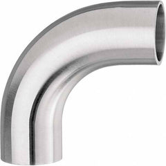 Value Collection - Sanitary Stainless Steel Pipe Fittings Type: 90 Elbow Style: Butt Weld - Eagle Tool & Supply
