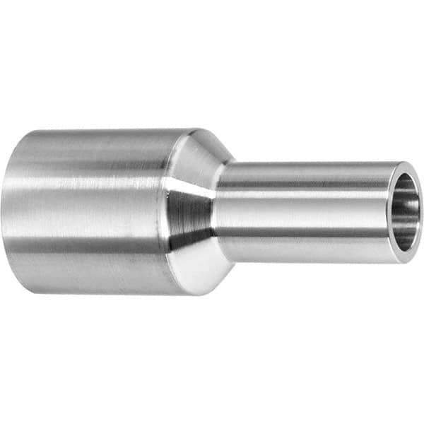 Value Collection - Sanitary Stainless Steel Pipe Fittings Type: Straight Adapter Style: Butt Weld - Eagle Tool & Supply