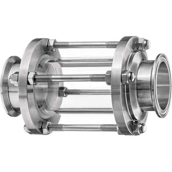 Value Collection - Sanitary Stainless Steel Pipe Fittings Type: Sight Glass Style: Quick-Clamp - Eagle Tool & Supply