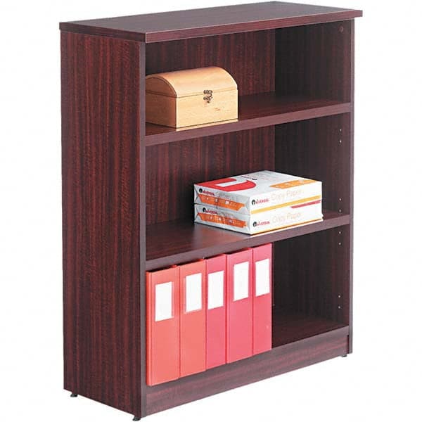 ALERA - Bookcases Height (Inch): 39-3/4 Color: Mahogany - Eagle Tool & Supply