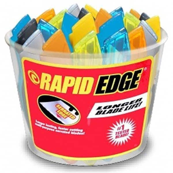 Rapid Edge - Utility Knives, Snap Blades & Box Cutters Type: Utility Knife Blade Type: Retractable - Eagle Tool & Supply