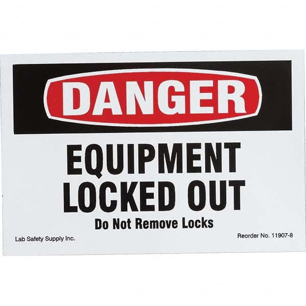 Brady - Safety & Facility Labels Message Type: Accident Prevention Header: DANGER - Eagle Tool & Supply