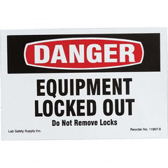 Brady - Safety & Facility Labels Message Type: Accident Prevention Header: DANGER - Eagle Tool & Supply