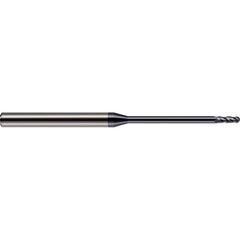 Harvey Tool - Ball End Mills; Mill Diameter (mm): 0.80 ; Mill Diameter (Inch): 1/32 ; Mill Diameter (Decimal Inch): 0.0310 ; Number of Flutes: 4 ; Length of Cut (Inch): 3/32 ; Length of Cut (Decimal Inch): 0.0930 - Exact Industrial Supply