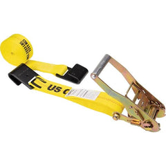 US Cargo Control - Slings & Tiedowns (Load-Rated) Type: Ratchet Tie Down Width (Inch): 2 - Eagle Tool & Supply