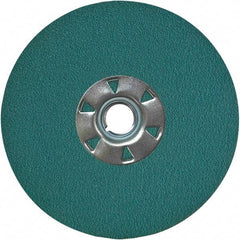 VSM - 7" Diam 7/8" Hole 36 Grit Fiber Disc - Very Coarse Grade, Zirconia Alumina, 8,000 Max RPM, Series ZF047 - Eagle Tool & Supply