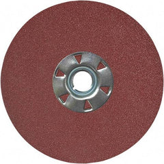 VSM - 7" Diam 7/8" Hole 40 Grit Fiber Disc - Coarse Grade, Aluminum Oxide, 8,000 Max RPM, Series KF708 - Eagle Tool & Supply