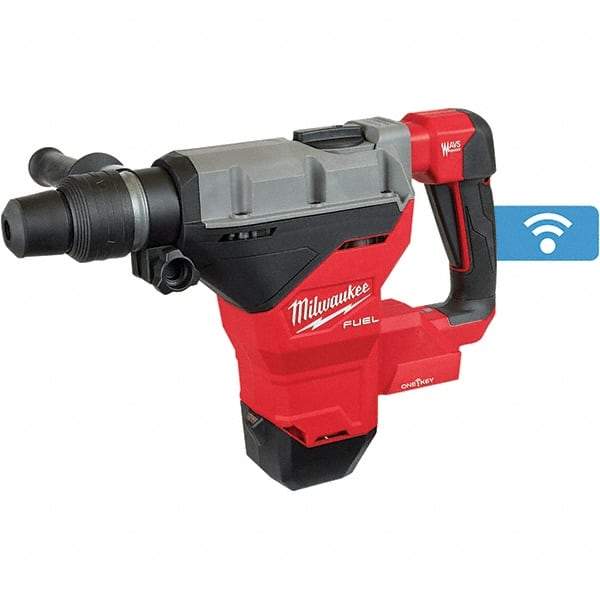 Milwaukee Tool - 18 Volt 1-3/4" SDS Max Chuck Cordless Rotary Hammer - 2900 BPM, 380 RPM, Reversible - Eagle Tool & Supply