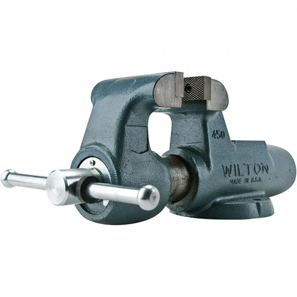 Wilton - Bench Vises Jaw Width (Inch): 3 Jaw Opening Capacity (Inch): 4-3/4 - Eagle Tool & Supply