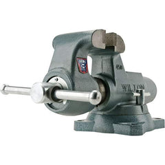 Wilton - Bench Vises Jaw Width (Inch): 5 Jaw Opening Capacity (Inch): 8 - Eagle Tool & Supply